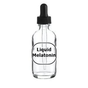 a vial of liquid melatonin